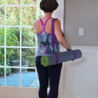 Плечевой ремень для переноски коврика для йоги или фитнеса