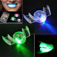 Мигающее светодиодное устройство в рот для светящихся зубов