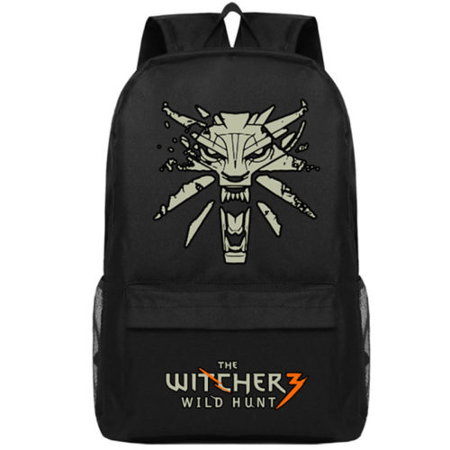 Мужской школьный тканевый рюкзак с логотипом Ведьмака/The Witcher