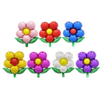 Воздушные алюминиевые шары в виде цветов