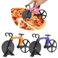 Нож резак для пиццы в виде велосипеда