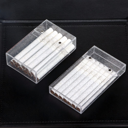 Прозрачный портсигар для сигарет