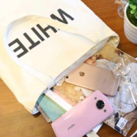 Тканевая многоразовая желтая, черная, белая или розовая эко-сумка шоппер с названиями цветов