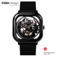 Наручные мужские часы скелетон Xiaomi Ciga mechanical watch