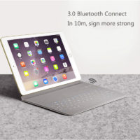Ультратонкий Bluetooth чехол для iPad с клавиатурой