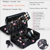 Профессиональная водонепроницаемая сумка для косметики для работы визажиста или мастера ногтевого сервиса