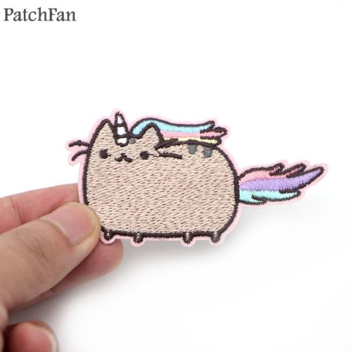 Нашивка патч на одежду Пушин Кэт (Pusheen cat)