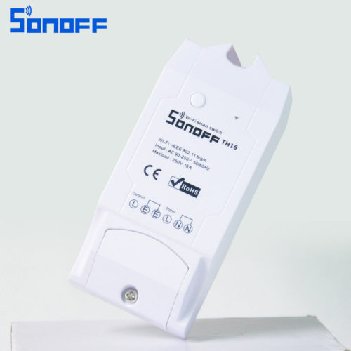 Беспроводной WiFi выключатель термостат Sonoff TH 10/16