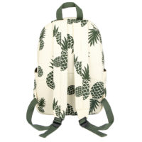 Тканевый городской школьный рюкзак с ананасами