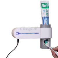 УФ Стерилизатор держатель зубных щёток + дозатор пасты