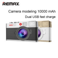 Remax Power bank портативное зарядное устройство аккумулятор на 10000 мАч в виде камеры/фотоаппарата