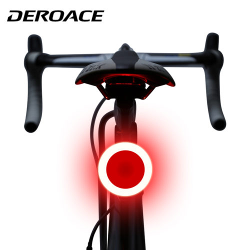 Светодиодный задний фонарь с разными изображениями на велосипед