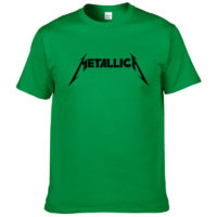 Мужская футболка с надписью рок-группы Metallica (разные цвета)