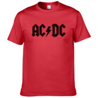 Мужская футболка с надписью рок-группы AC/DC (разные цвета)