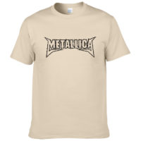 Мужская футболка с надписью рок-группы Metallica (разные цвета)