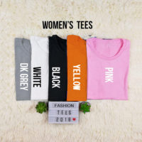 Женская футболка разных цветов с надписью Save the bees