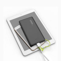 Pineng PN951 Power Bank портативное зарядное устройство 10000 мАч с встроенным кабелем разъема micro USB и для устройств Apple 8pin
