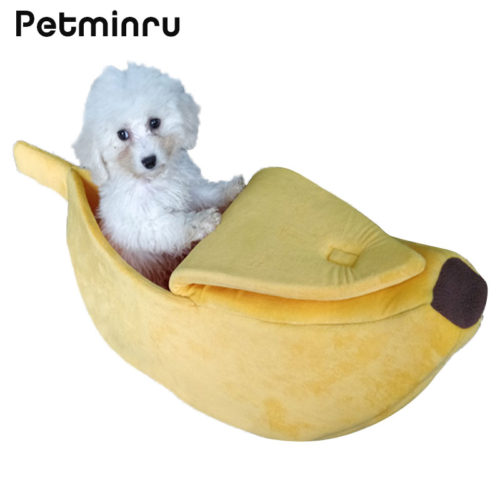 Лежанка домик в виде банана для питомцев (кошек и собак)