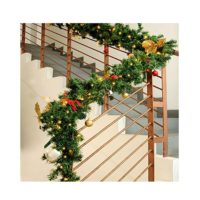 Пушистая гирлянда 2,7 м из сосновых веточек для украшения дома на новый год или создания новогоднего венка