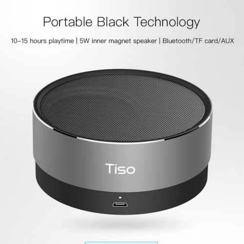 Беспроводная портативная водонепроницаемая Bluetooth колонка динамик Tiso T10