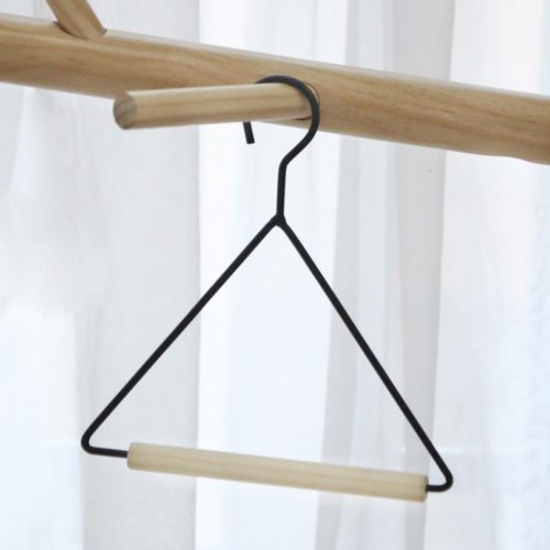 Геометрический треугольный держатель вешалка для туалетного рулона бумаги или одежды (ширина 19,5 см)