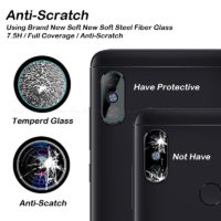 Защитное закаленное стекло на камеру смартфонов Xiaomi