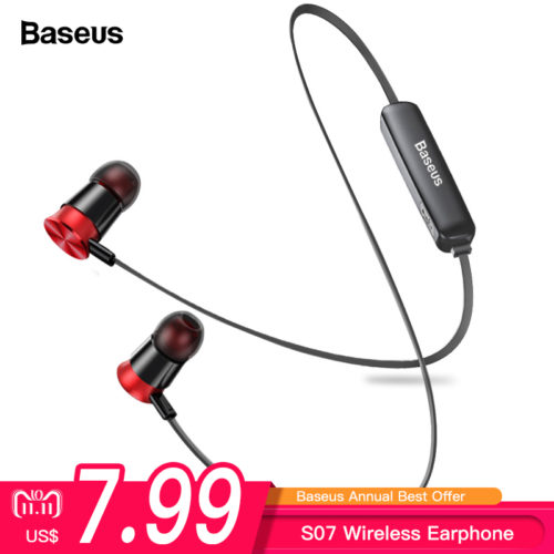 Беспроводные Bluetooth наушники Baseus S07