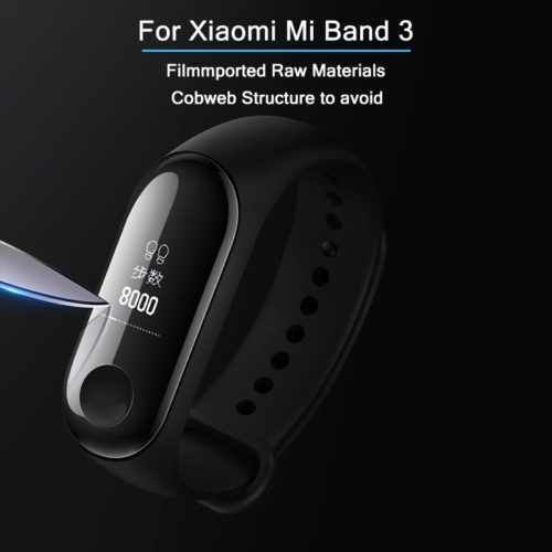 Защитная пленка для экрана фитнес браслета Xiaomi mi Band 2 / 3 (в наборе 5 шт.)