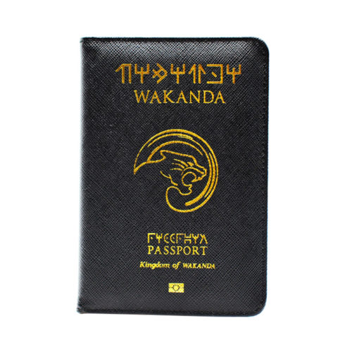 Обложка на паспорт с символикой Ваканды (Wakanda)