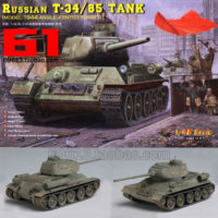 Конструктор танк T34/85 1:48