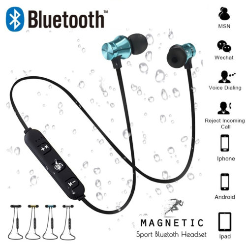 YEINDBOO магнитные спортивные беспроводные спортивные Bluetooth наушники с микрофоном и активным шумоподавлением