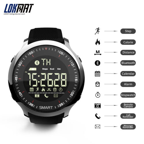 LOKMAT Smart Watch Sport Умные спортивные Bluetooth смарт часы