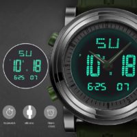 SINOBI мужские цифровые спортивные наручные часы с силиконовым ремешком