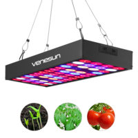 Venesun Светодиодная лампа панель 36 Вт с ИК и УФ для выращивания растений, рассады