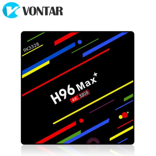 VONTAR H96 MAX Plus медиаплеер смарт тв-приставка к телевизору Android 8.1 TV Box RK3328 4K