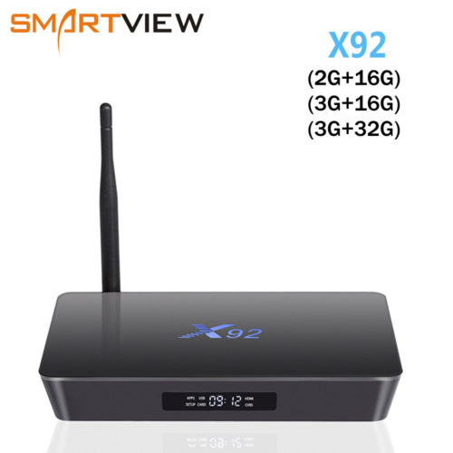 VONTAR X92 ТВ смарт приставка TV Box Amlogic S912 X92 2GB+16GB / 3GB+16GB / 3GB+32GB Android 7.1 Wifi 4K