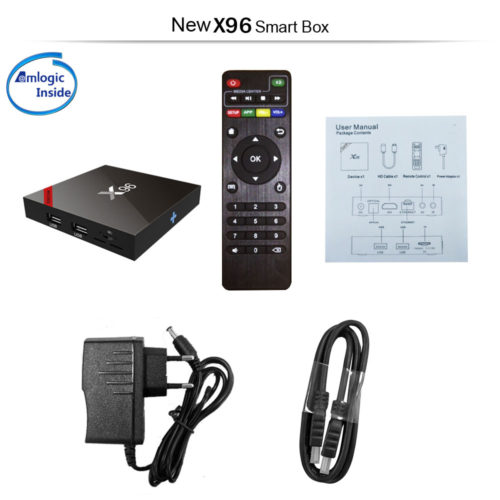 VONTAR X96W Smart tv box android 7.1 Amlogic S905W Беспроводной медиаплеер смарт тв-приставка к телевизору + клавиатура, пульт или геймпад