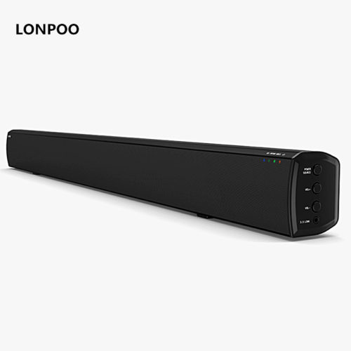 LONPOO домашний кинотеатр Bluetooth саундбар динамик с сабвуфером для телевизора, проектора, компьютера