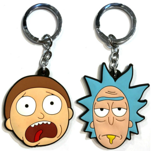 Брелок для ключей Рик и Морти (Rick and Morty)