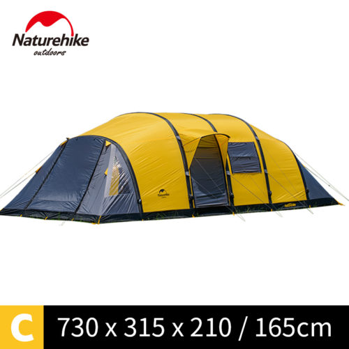 NatureHike надувная кемпинговая семейная палатка 3-10 человек
