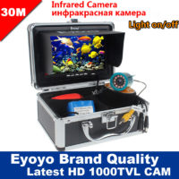 Eyoyo 1000TVL 30м подводная инфракрасная камера для рыбалки