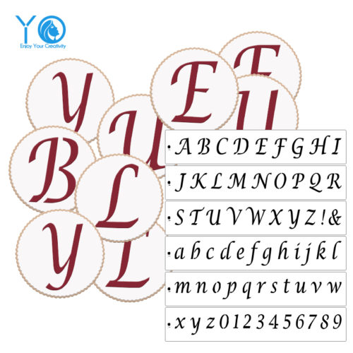 Трафареты для пряников буквы английского алфавита