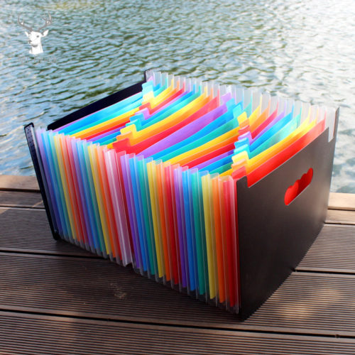 Разноцветный органайзер папка для бумаг