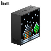 Divoom Timebox Evo Умная беспроводная портативная Bluetooth колонка-динамик с пиксельным светодиодным дисплеем, будильником, часами