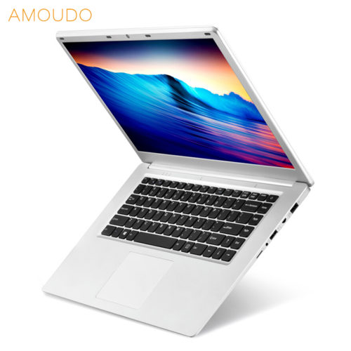 Amoudo Z156 четырехъядерный ноутбук с системой Windows 10 15.6″ 1920X1080P FHD 6GB RAM 500GB/1TB HDD N3450