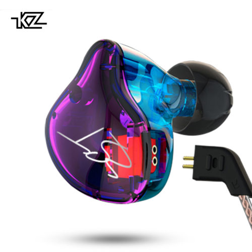 KZ ZST Pro двухдрайверные гибридные вакуумные стерео Hi-Fi наушники гарнитура с микрофоном