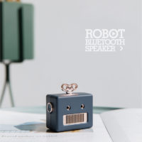 Мини портативная колонка динамик Робот Robot Bluetooth Speaker