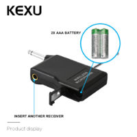 Беспроводная система приемник-передатчик-петличка KEXU