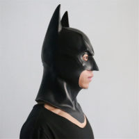 Косплей латексная маска Бэтмена на Хэллоуин