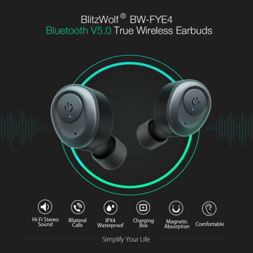 Беспроводные Bluetooth наушники Blitzwolf BW-FYE4 V5.0